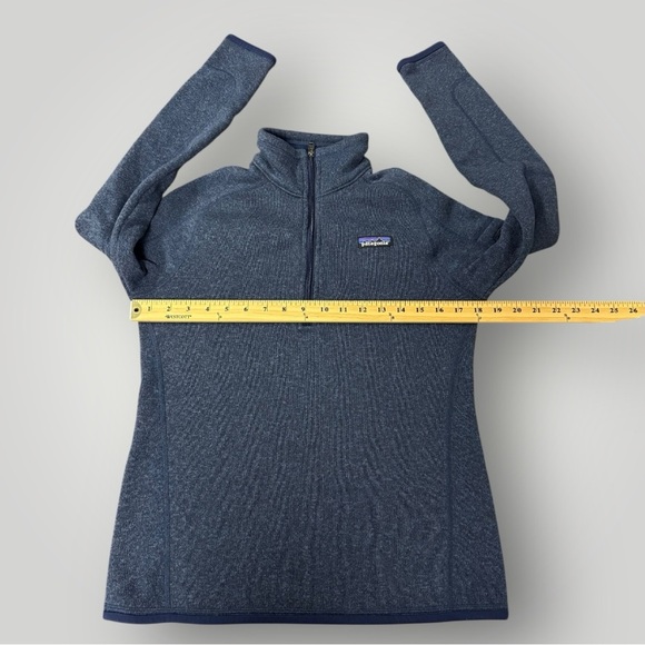 PATAGONIA Better Sweater 1/4-Zip Fleece Blue Sz Small - Picture 7 of 12